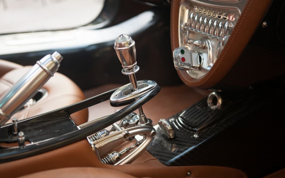 Luxury supercar detail