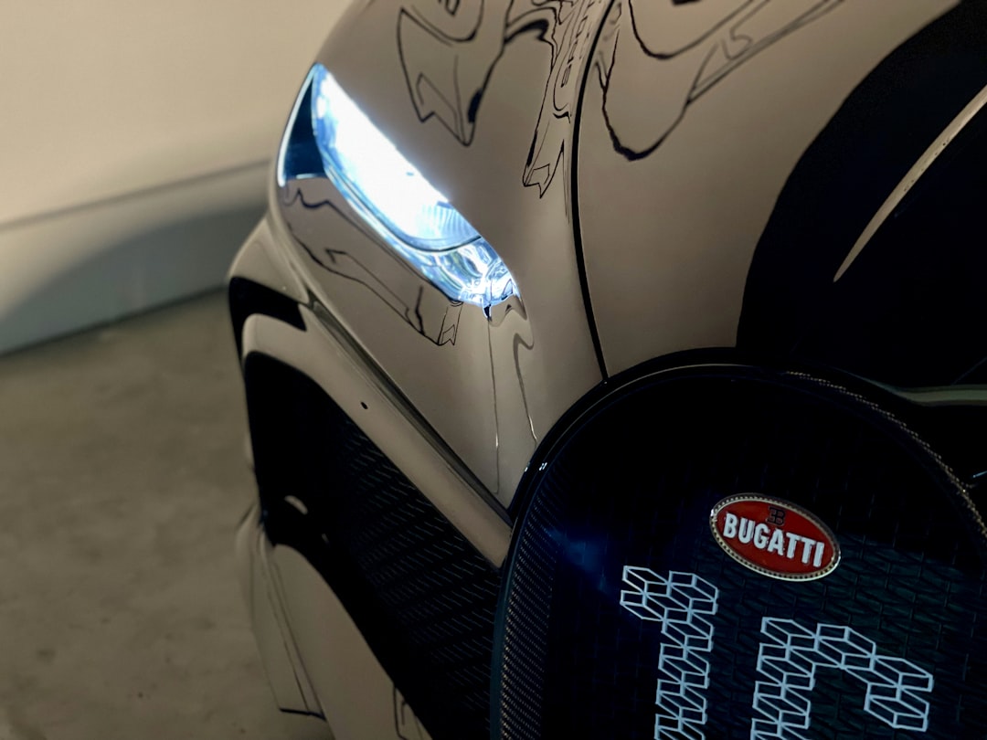 bugatti chiron studio front three quarter